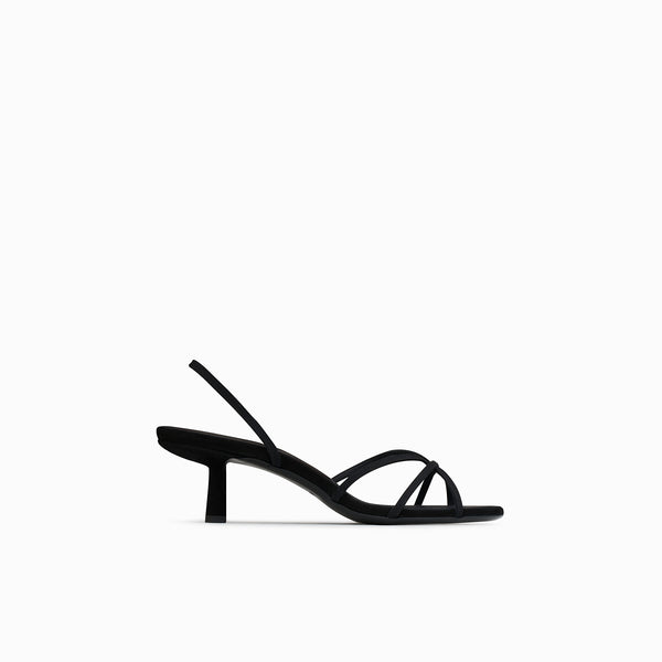 neous Ibor Women's Leather Heels Black