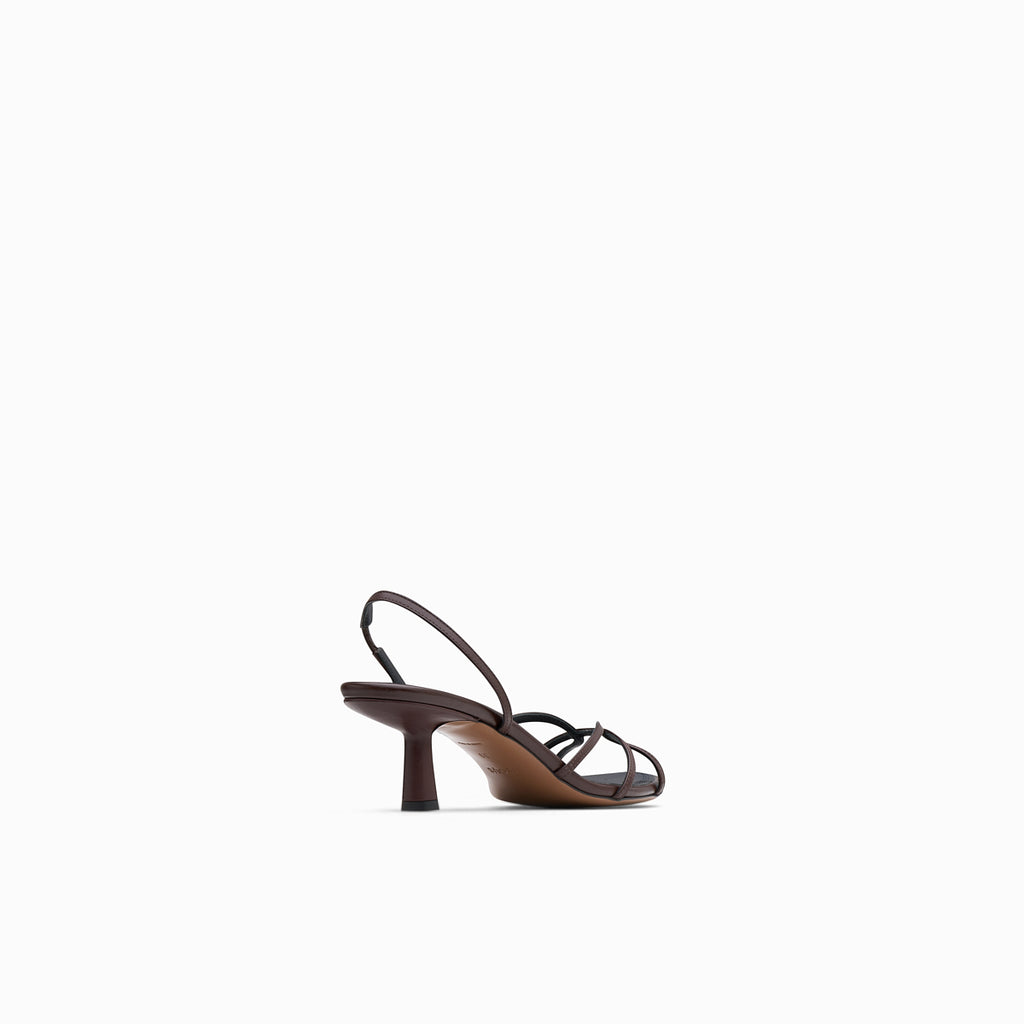 Neous Ibor Women's Leather Heels Dark Chocolate