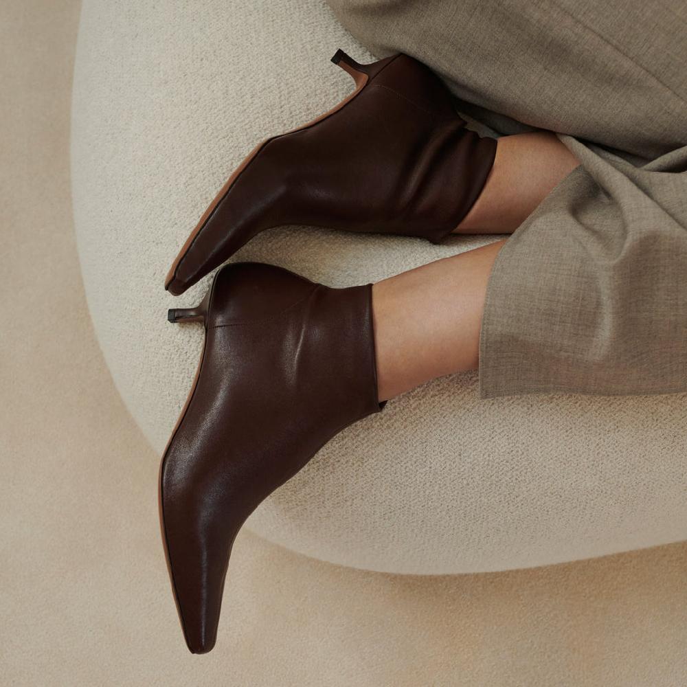 Neous IDRA Stretch Ankle Boot DARK CHOCOLATE