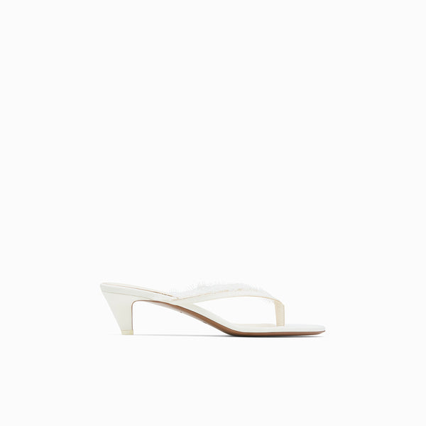 neous NEOUS Kalliope Kitten Heel Sandal Cream/Cream