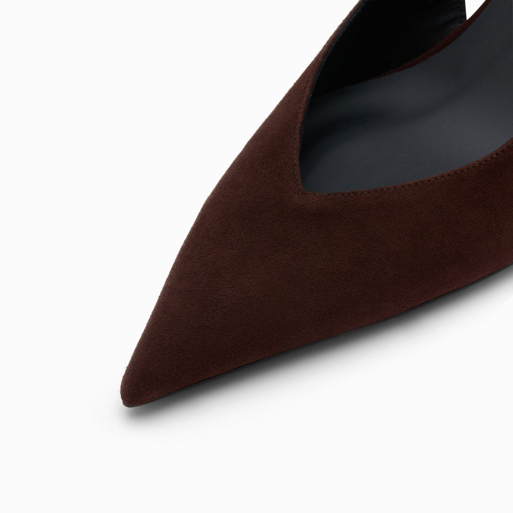 Neous MORIAH Slingback Pump DARK CHOCOLATE