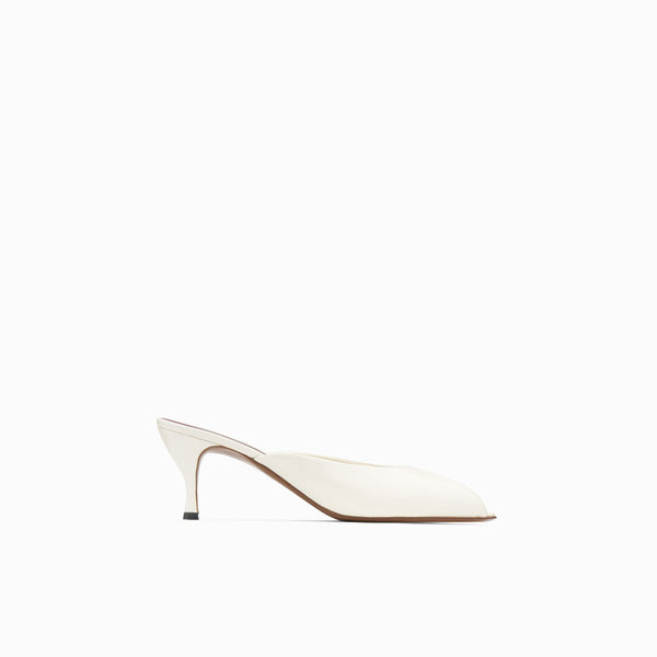 neous NAIAD Womens Peep Toe Mules CREAM