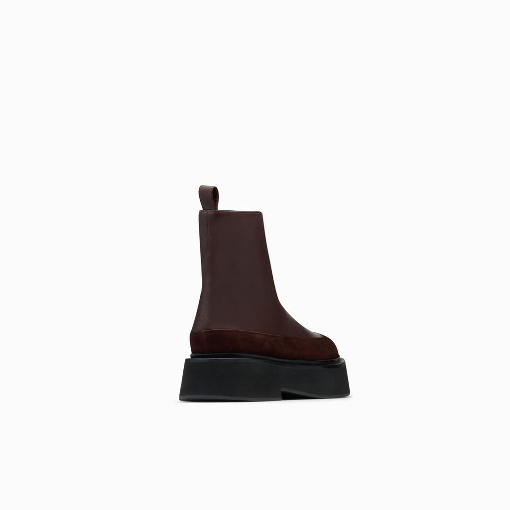 Neous NEOUS BUNA Zip Up Boots DARK CHOCOLATE