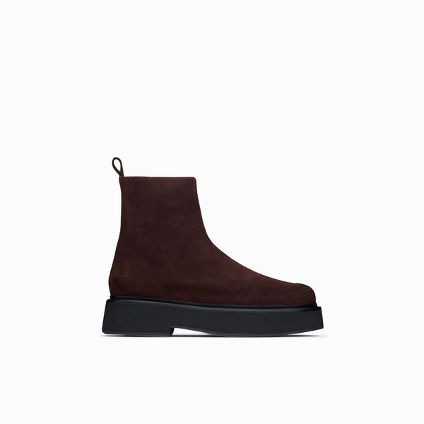 neous NEOUS BUNA Zip Up Boots DARK CHOCOLATE