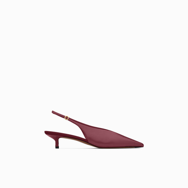 neous NEOUS DISKE Slingback Pumps BURGUNDY