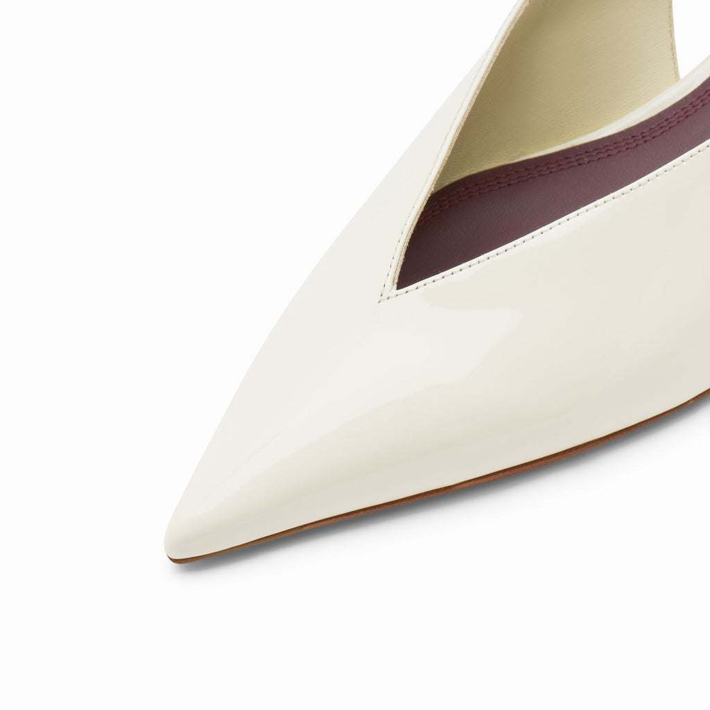 Neous NEOUS DISKE Slingback Pumps CREAM