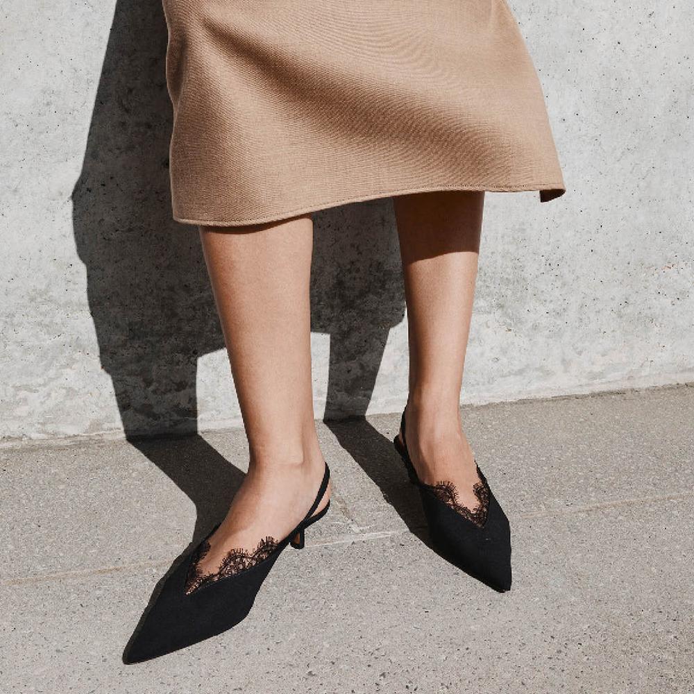 Neous NEOUS Irena Slingback Shoes Black/Black