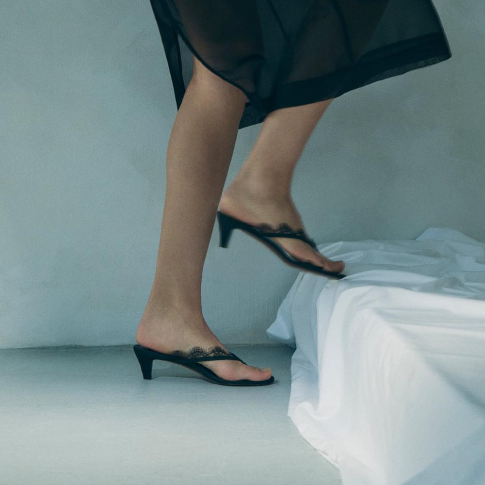 Neous NEOUS Kalliope Kitten Heel Sandal Black