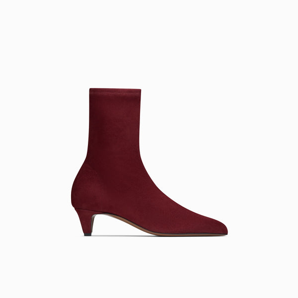 neous NEOUS KORA Stretch Suede Boot BURGUNDY