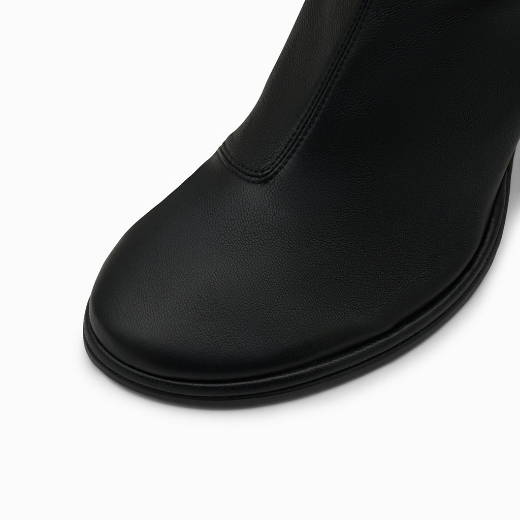 Neous NEOUS LEA Stretch Leather Boots Black