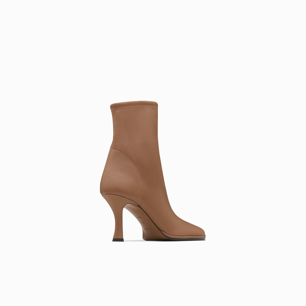 Neous NEOUS LEA Stretch Leather Boots Dark Taupe