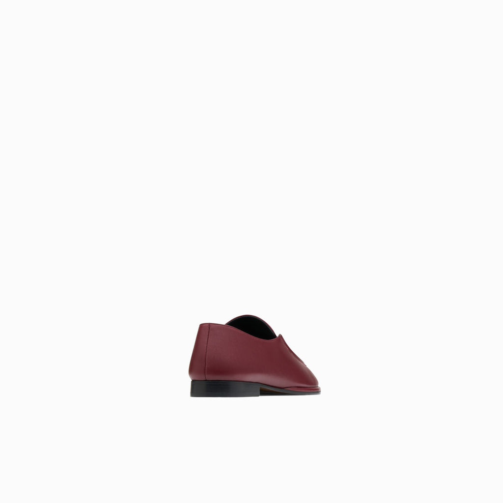 Neous NEOUS POLARIS Flat Leather Loafer BURGUNDY