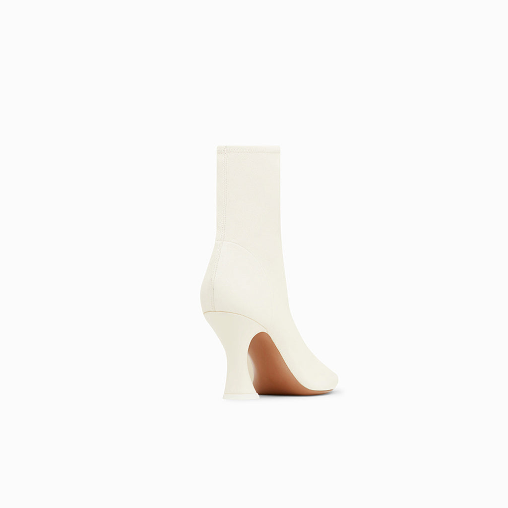 Neous NEOUS Ran Stretch Leather Boots Cream