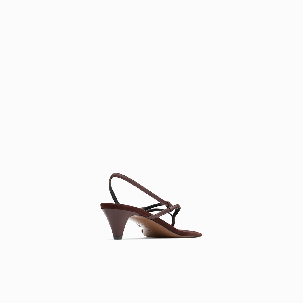 Neous NEOUS Safi Kitten Heel Sandal Dark Chocolate