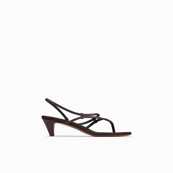 neous NEOUS Safi Kitten Heel Sandal Dark Chocolate