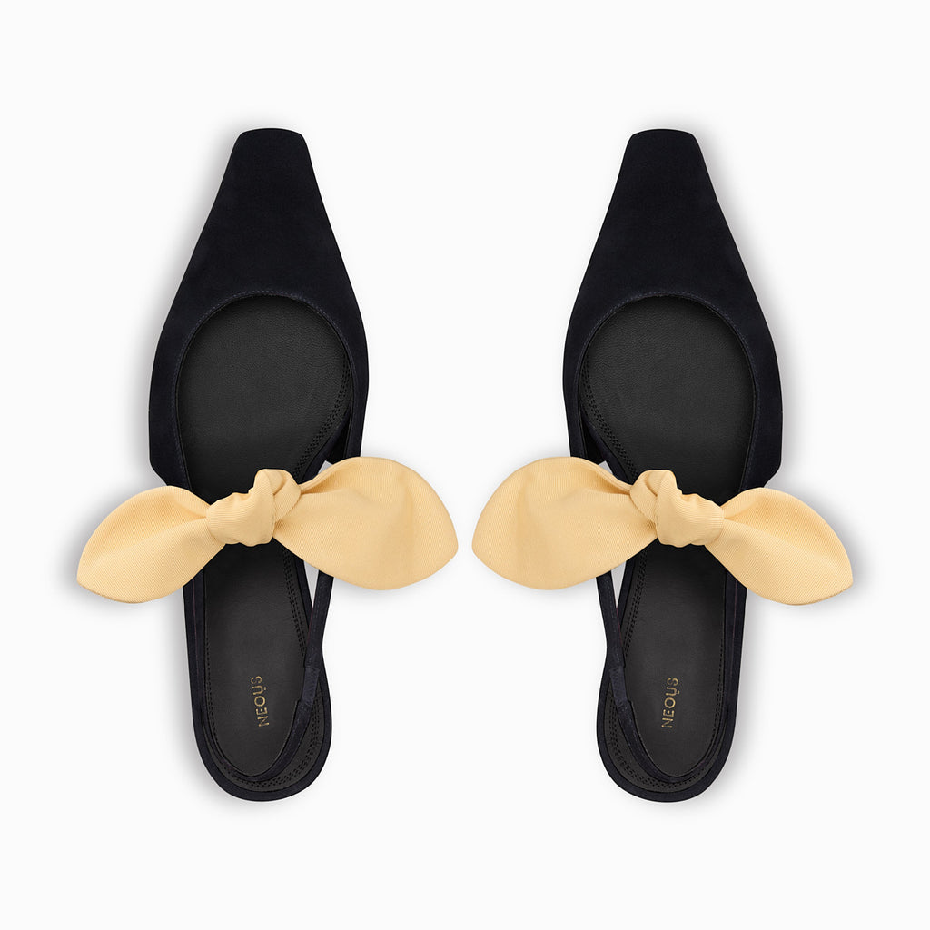 Neous NEOUS Uba Slingback Flat Black/Sand