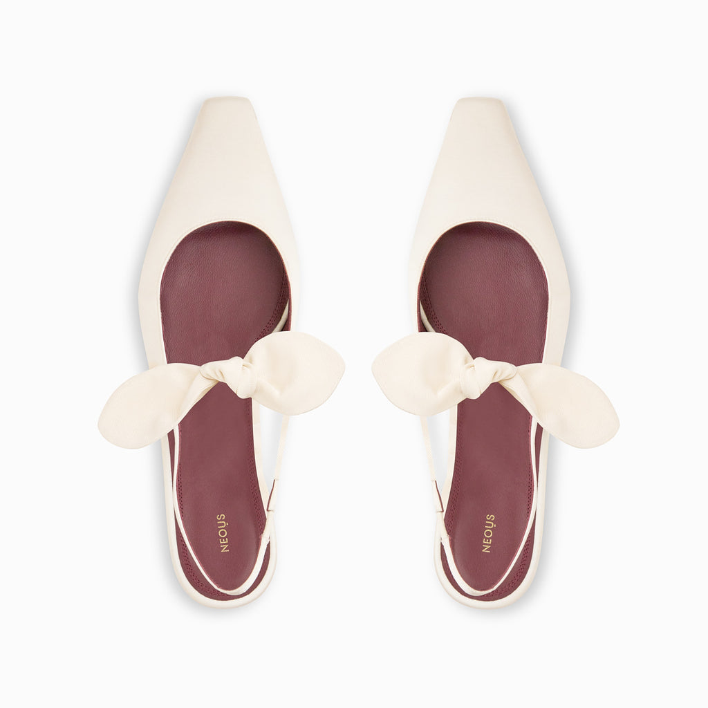 Neous NEOUS Uba Slingback Flat Cream