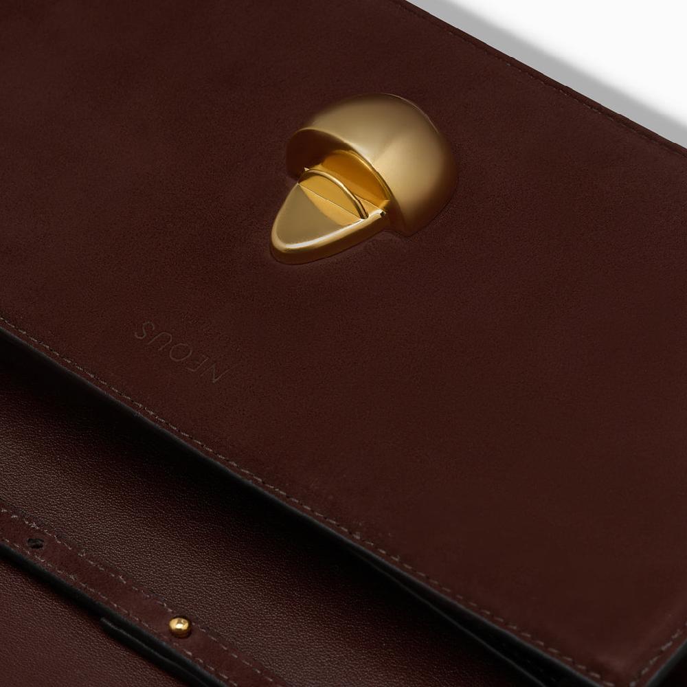 Neous Phoenix East West | NEOUS Bags Dark Chocolate