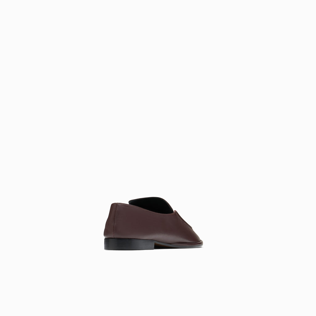 Neous NEOUS Polaris Flat Leather Loafer Dark Chocolate