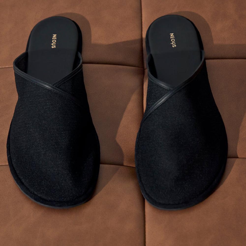 Neous Women's Atik Mesh Mules Black