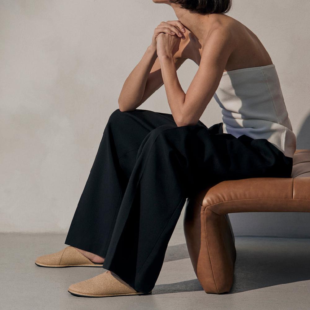 Neous Women's Atik Raffia Mules Sand