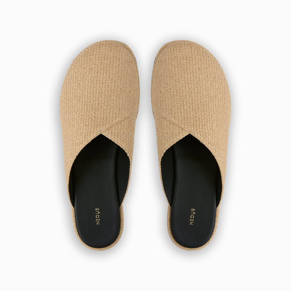 neous Women's Atik Raffia Mules Sand