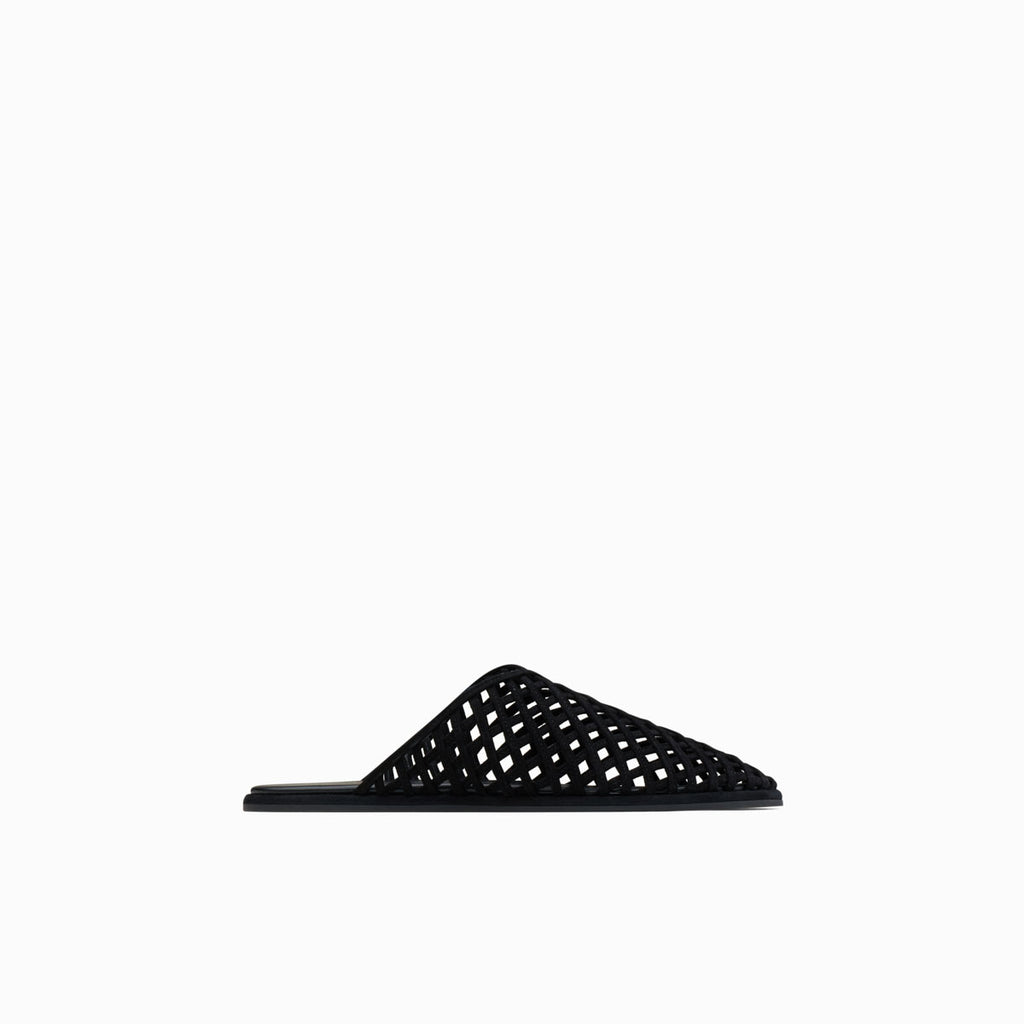 Neous Women's Atik Woven Mules Black