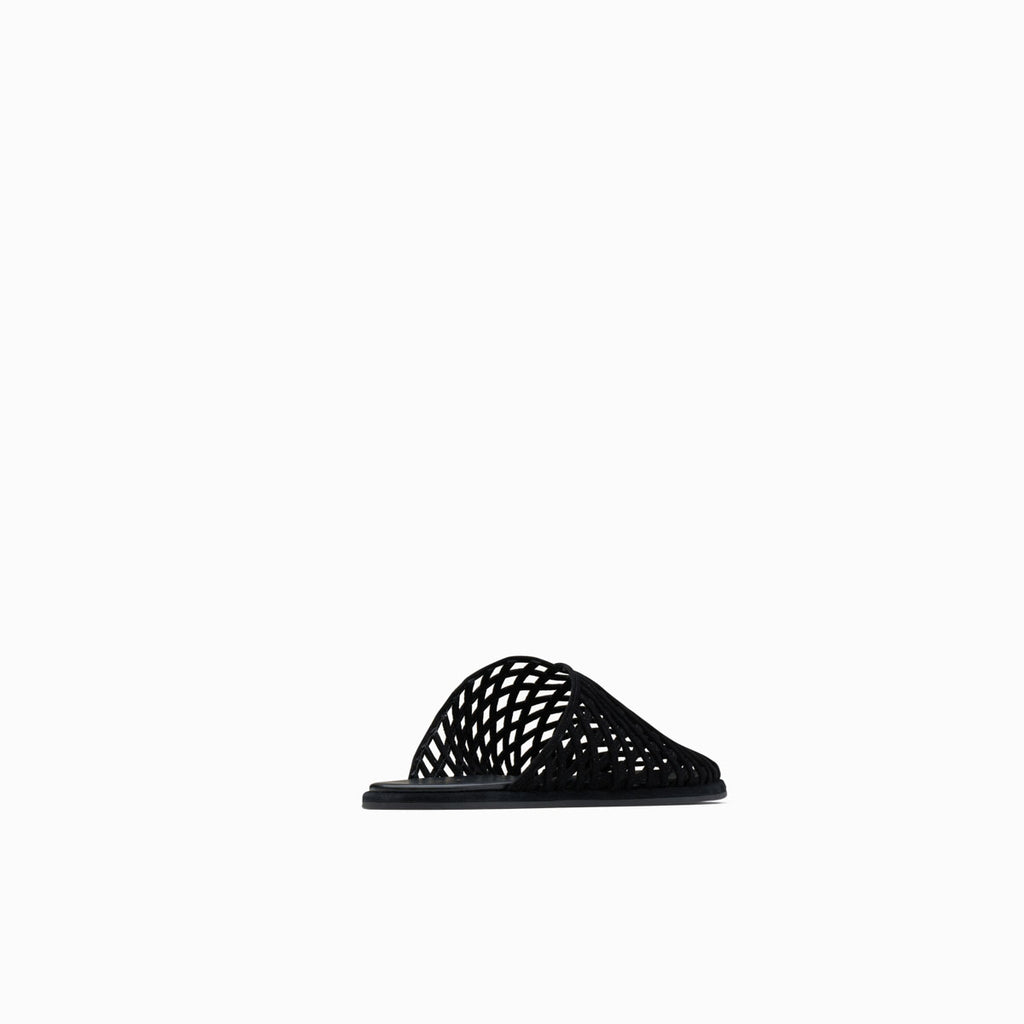 Neous Women's Atik Woven Mules Black