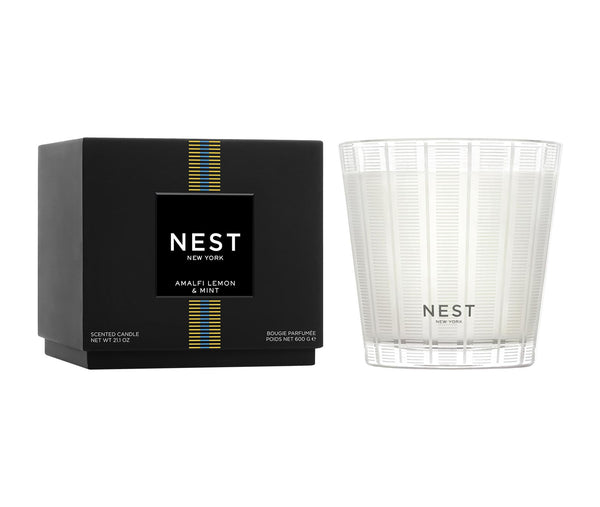 nest fragrances Amalfi Lemon & Mint 3-Wick Candle | The Official Home of NEST NEW YORK