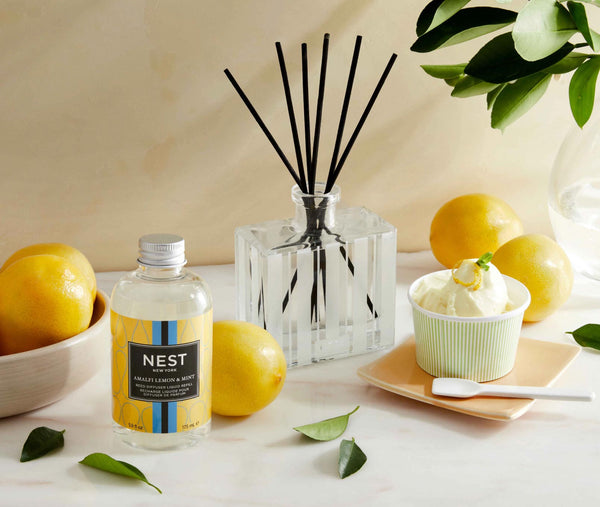 Nest Fragrances Amalfi Lemon & Mint Reed Diffuser Liquid Refill | The Official Home Of NEST NEW YORK
