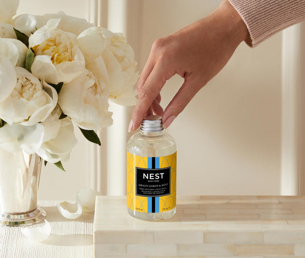 Nest Fragrances Amalfi Lemon & Mint Reed Diffuser Liquid Refill | The Official Home Of NEST NEW YORK