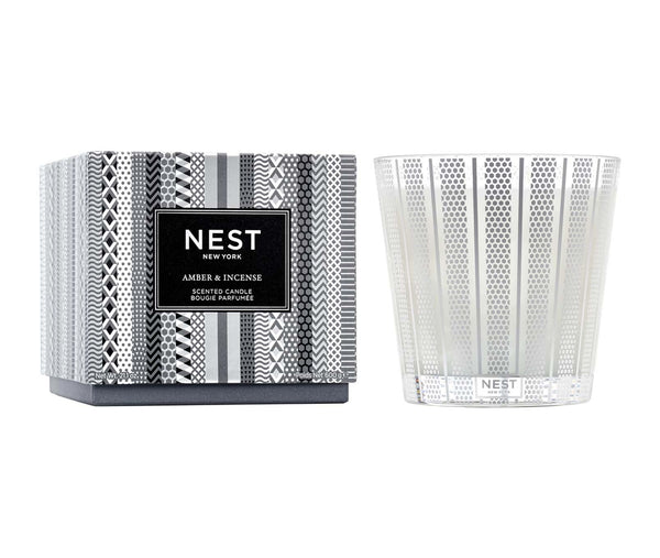 nest fragrances Amber & Incense 3-Wick Candle | The Official Home of NEST NEW YORK