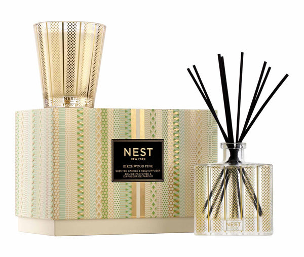 nest fragrances Birchwood Pine Classic Candle & Diffuser Set | The Official Home of NEST NEW YORK