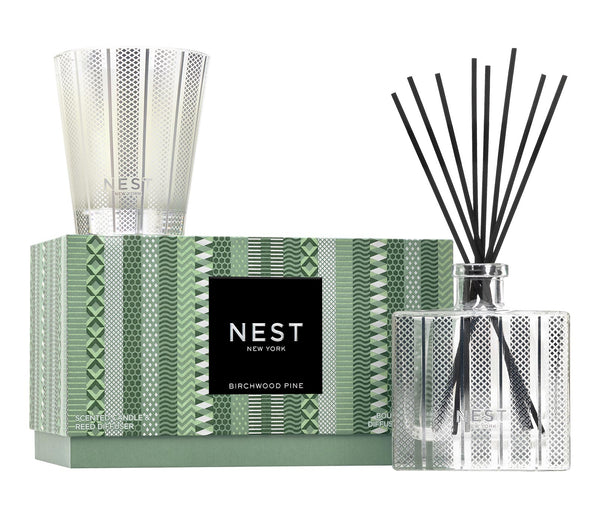 nest fragrances Birchwood Pine Classic Candle & Diffuser Set | The Official Home of NEST NEW YORK