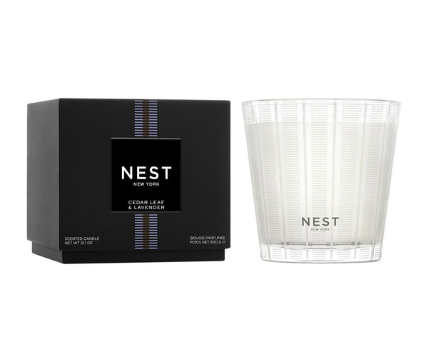 nest fragrances Cedar Leaf & Lavender 3-Wick Candle | The Official Home of NEST NEW YORK
