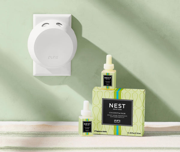 Nest Fragrances Coconut & Palm Refill Duo For NEST X Pura Smart Home Fragrance Diffuser - Smart Vials | The Official Home Of NEST NEW YORK