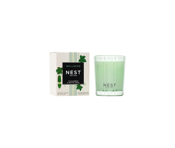 nest fragrances Cucumber & White Sage Votive Candle | The Official Home of NEST NEW YORK