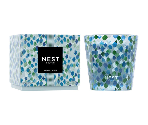 nest fragrances Forest Rain Decorative 3-Wick Candle | The Official Home of NEST NEW YORK