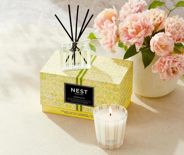 Nest Fragrances Grapefruit Petite Candle & Diffuser Set | The Official Home Of NEST NEW YORK