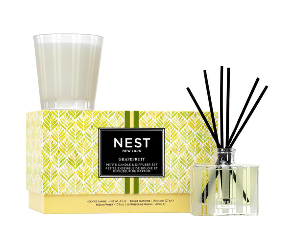 nest fragrances Grapefruit Petite Candle & Diffuser Set | The Official Home of NEST NEW YORK
