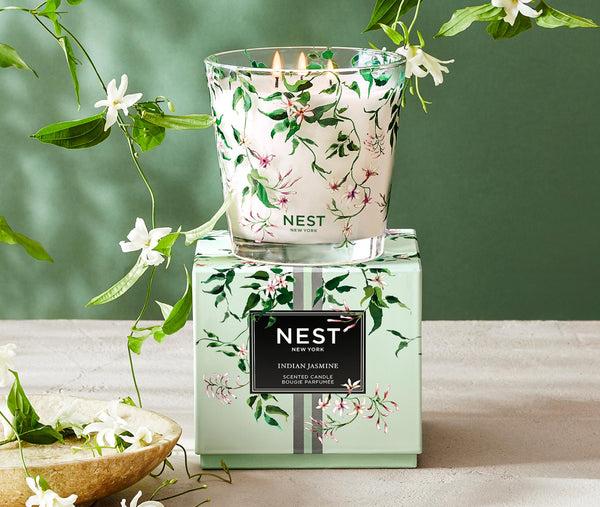 Nest Fragrances Indian Jasmine Decorative 3-Wick Candle | The Official Home Of NEST NEW YORK