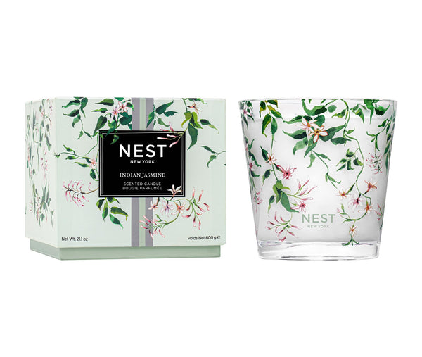 nest fragrances Indian Jasmine Decorative 3-Wick Candle | The Official Home of NEST NEW YORK