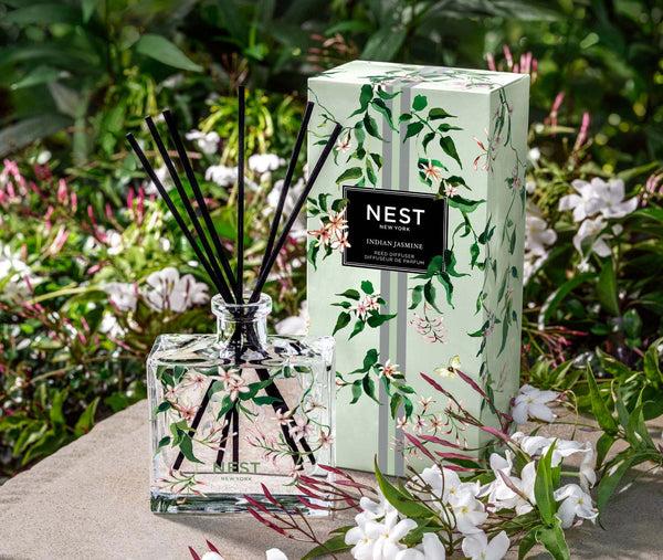Nest Fragrances Indian Jasmine Decorative Reed Diffuser | The Official Home Of NEST NEW YORK