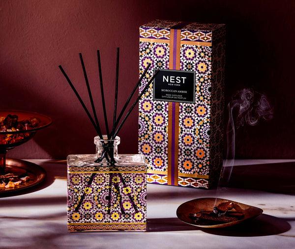 Nest Fragrances Moroccan Amber Decorative Reed Diffuser | The Official Home Of NEST NEW YORK