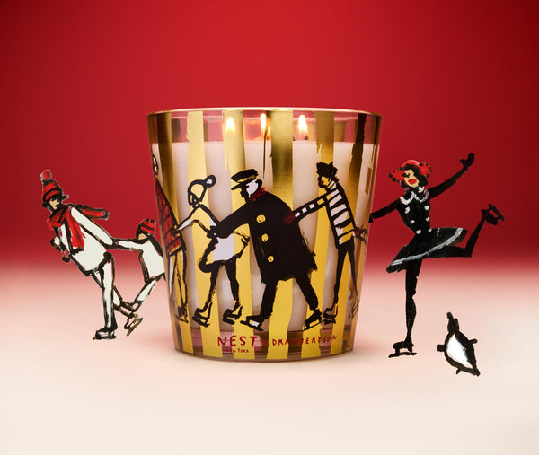 Nest Fragrances NEST NEW YORK X Drawbertson Holiday 3-Wick Candle | The Official Home Of NEST NEW YORK