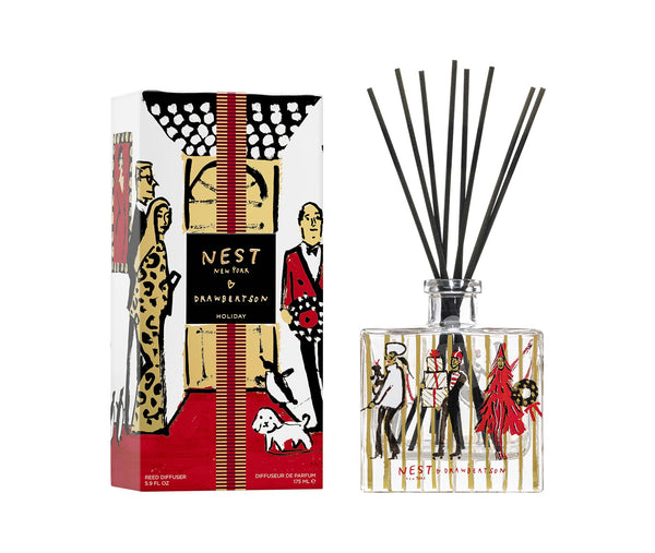 nest fragrances NEST NEW YORK x Drawbertson Red Carpet Holiday Reed Diffuser | The Official Home of NEST NEW YORK