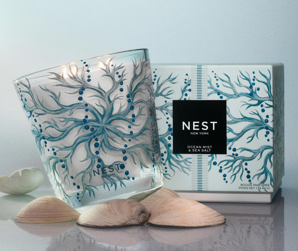 Nest Fragrances Ocean Mist & Sea Salt Decorative Luxury Candle | The Official Home Of NEST NEW YORK