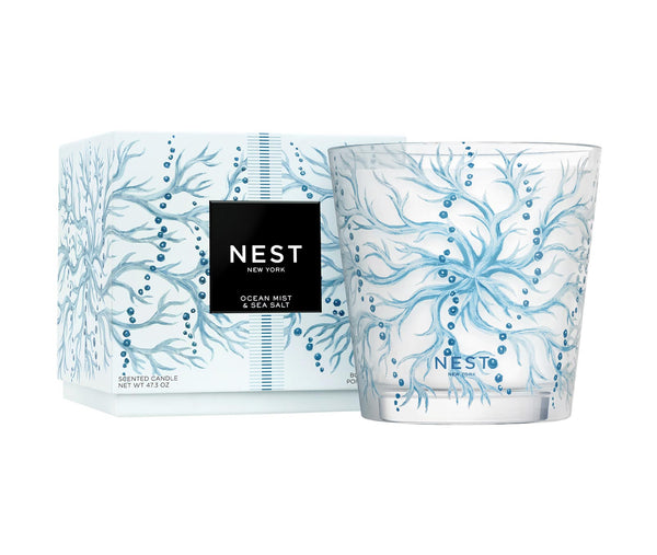 nest fragrances Ocean Mist & Sea Salt Decorative Luxury Candle | The Official Home of NEST NEW YORK nest fragrances Ocean Mist & Sea Salt Decorative Luxury Candle | The Official Home of NEST NEW YORK