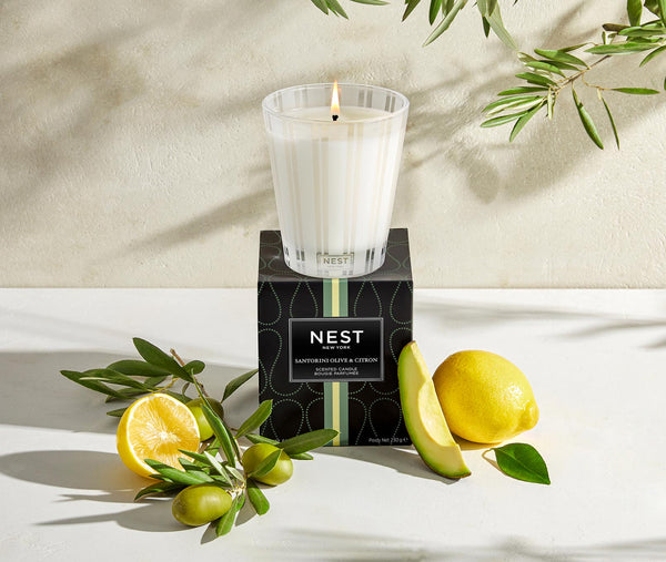 Nest Fragrances Santorini Olive & Citron Classic Candle | The Official Home Of NEST NEW YORK