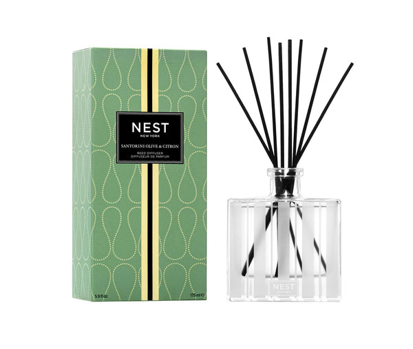 nest fragrances Santorini Olive & Citron Reed Diffuser | The Official Home of NEST NEW YORK